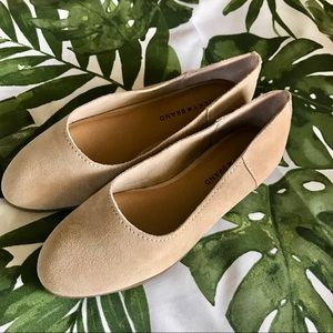 Lucky Brand - Calandra travertine oiled suede flat